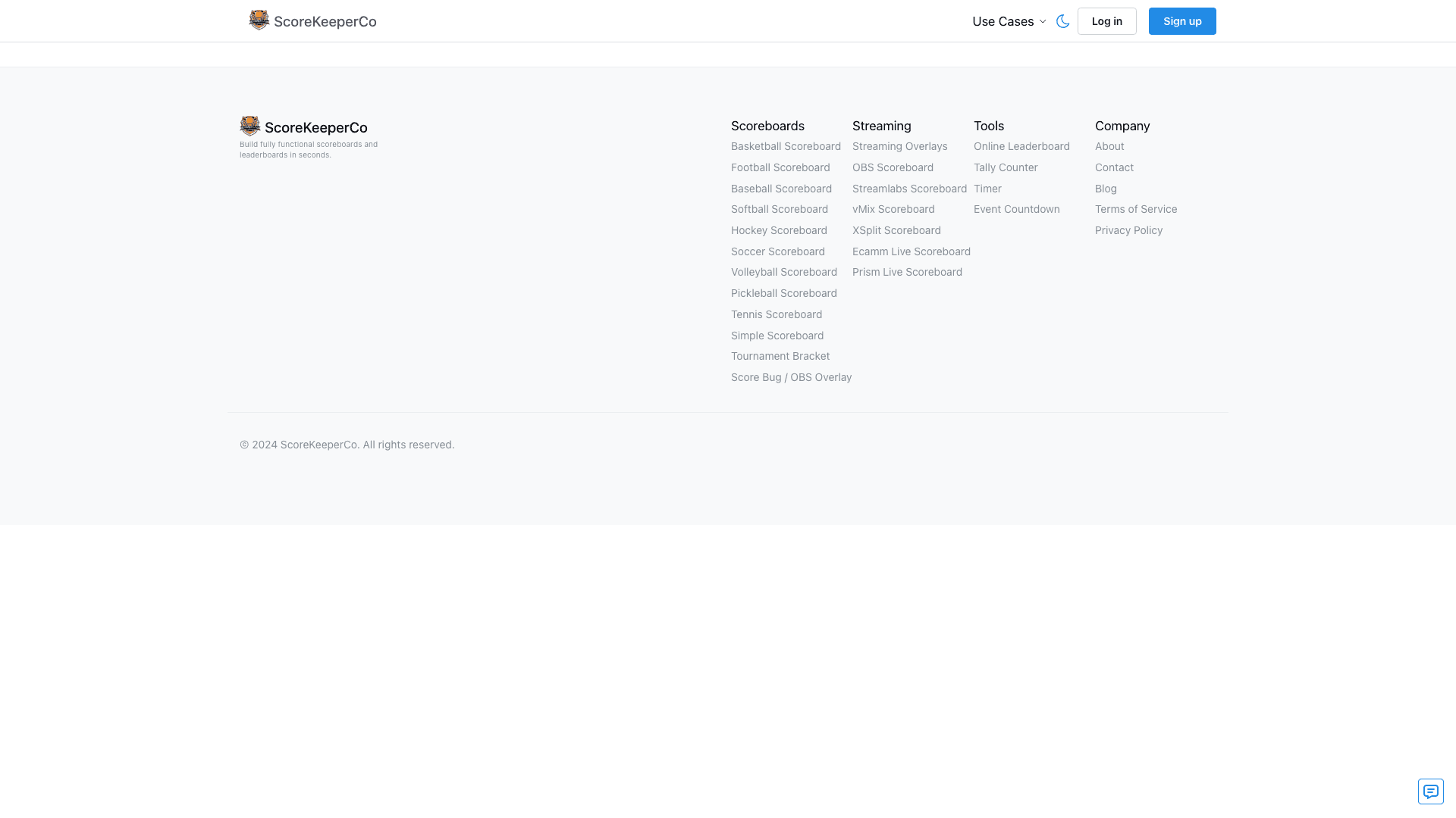 Handball scoreboard admin panel with goal and game clock controls